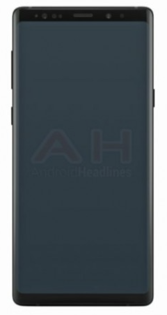 Samsung's Galaxy Note 9 looks just like the Galaxy Note 8. (Source: Android Headlines)