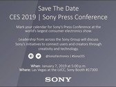Sony has invited the media to its CES 2019 Press Conference. (Source: Own)