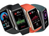 The Huawei Band 6 has received new features and optimisations this month. (Image source: Huawei)