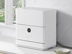 The Xiaomi Mijia Smart Desktop Dishwasher S1 has an AI smart wash setting. (Image source: Xiaomi)