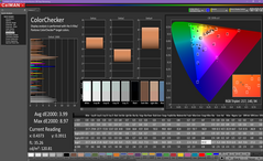 ColorChecker before calibration