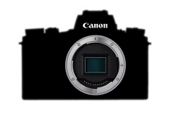 Rumours claim Canon will release a compact PowerShot V100 camera with an APS-C sensor and an interchangeable lens mount. (Image source: Canon - edited)