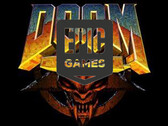 The PC port of DOOM 64 is free on Epic Games for a limited time. (Image via Epic Games and DOOM 64 w/ edits)