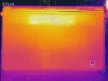 Thermal profile, idle, underside