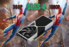 Nvidia RTX 4060 clocks 90 FPS in Spider-Man 2 upscaled to 1080p from 360p using DLSS 4. (Image source: Steam, edited)