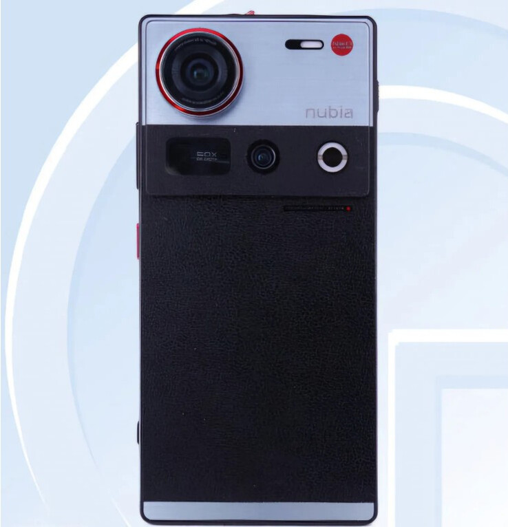 An alleged look at the Nubia Z70S Ultra Photographer Edition. (Image source: TENAA)