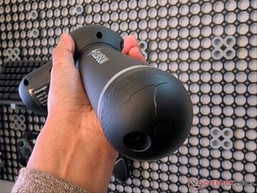 Scratch on the bottom of the massage gun.