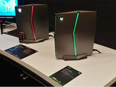 The W25 chassis is actually a laptop case modified to fit desktop-grade CPUs and GPUs. (Source: Anandtech)