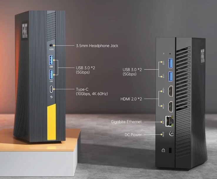 External connections of the Acemagic AD15 (source: Acemagic)