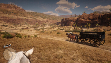 Image from the Army Overhaul mod for Red Dead Redemption 2 showing a wagon. (Image source: tom2877777 - Nexus Mods)