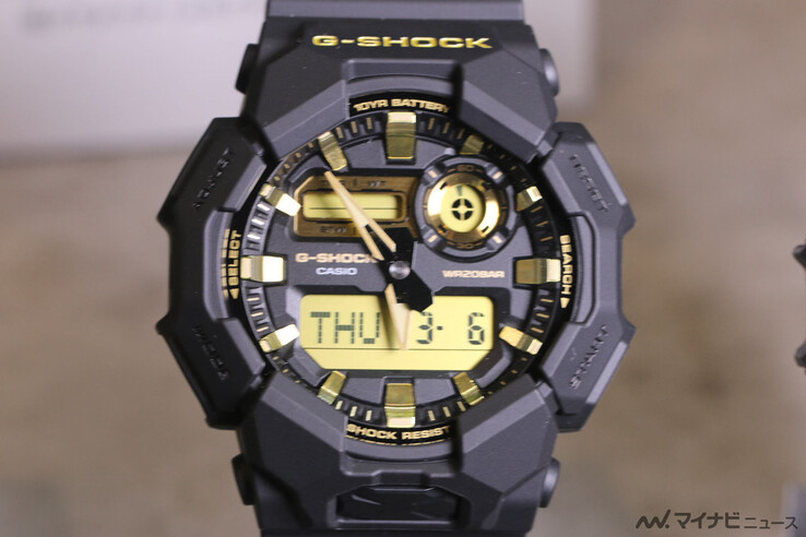 The Casio G-Shock GA-010GB-1A9 watch. (Image source: MyNavi News)