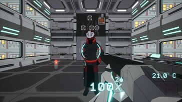 Pictured: A gameplay screenshot from Cyberfrags '69.