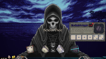 Pictured: A gameplay screenshot from Dice With Death.