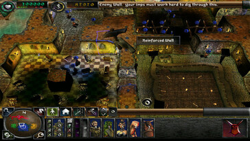 Pictured: A gameplay screenshot from Dungeon Keeper 2.