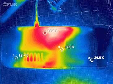 Steam Deck OLED in stress testing - back
