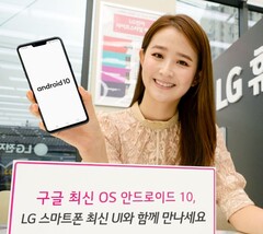 Android 10 comes early. (Source: LG)