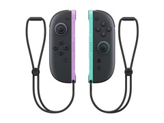 The new Light Purple and Light Green Joy-Con 2 controllers releasing on Feb 12. (Image source: Nintendo)