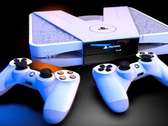 The PS5 concept console comes in white as well as black. (Image source YouTube)