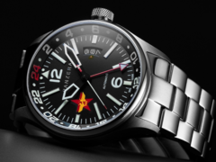 Powered by the Seiko NH34A automatic GMT movement, the Panzera Flieger 45G pilot watch (pictured) gives you a 41-hour power reserve. (Image source: Panzera)