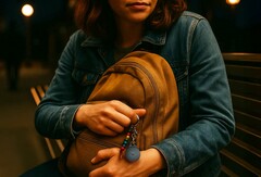 The Pebblebee Clip can alert your emergency contacts with the press of a button. (Image source: Pebblebee)