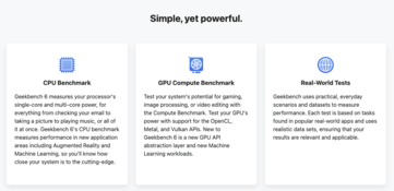 Primate Labs explains what Geekbench 6 tests. (Source: Primate Labs)