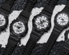 The Casio G-SHOCK Black and White Collection. (Image source: PR Newswire)