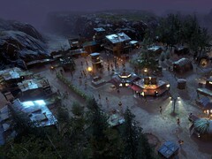 An image showing a city in Surviving the Aftermath now 70% off on Steam.