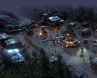 An image showing a city in Surviving the Aftermath now 70% off on Steam.