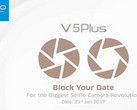 Vivo V5 Plus Android smartphone January 23 2017 launch invite flyer