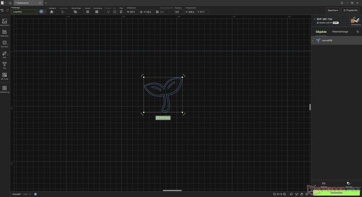 Shapes are created or templates downloaded