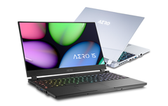 Gigabyte offers many configuration options for the Aero 15 laptop. (Image source: Gigabyte)