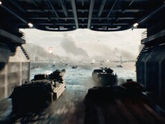 A frame from the Battlefield 6 single-player reveal trailer. (Image source: Steam)