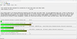 Maximum latency after ten seconds of Prime95