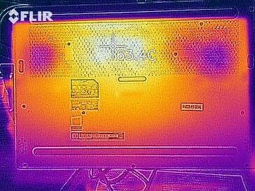 Heat map under load - bottom