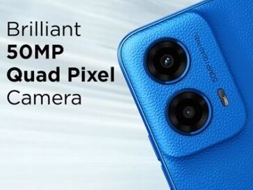 The main camera has a resolution of 50 MP. (Image source: Motorola)