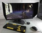 The image shows a photo of the KTC25M1 gaming monitor with a 400Hz TN panel.