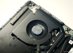 The Titan 18 HX AI uses a dual fan cooling system with four exhausts