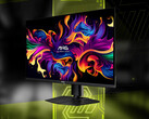 MSI has not set a release date for its new 31.5-inch QD-OLED gaming monitors yet. (Image source: MSI)
