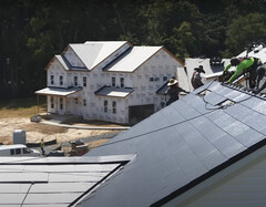 Tesla Solar Roof: Sustainable communities in the eastern USA (Image: Tesla)