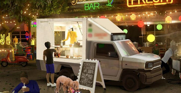 The IMV 0 can seemingly be converted into a food truck. (Image source: Toyota)