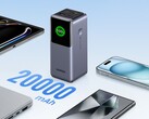 The Ugreen Nexode 20,000 mAh boasts a trio of ports, including dual USB-C ports and a USB-A port. (Image source: Ugreen)