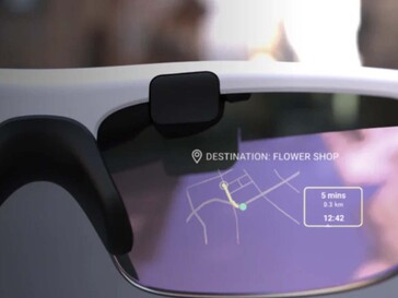Optionally, there are glasses for AR navigation prompts.