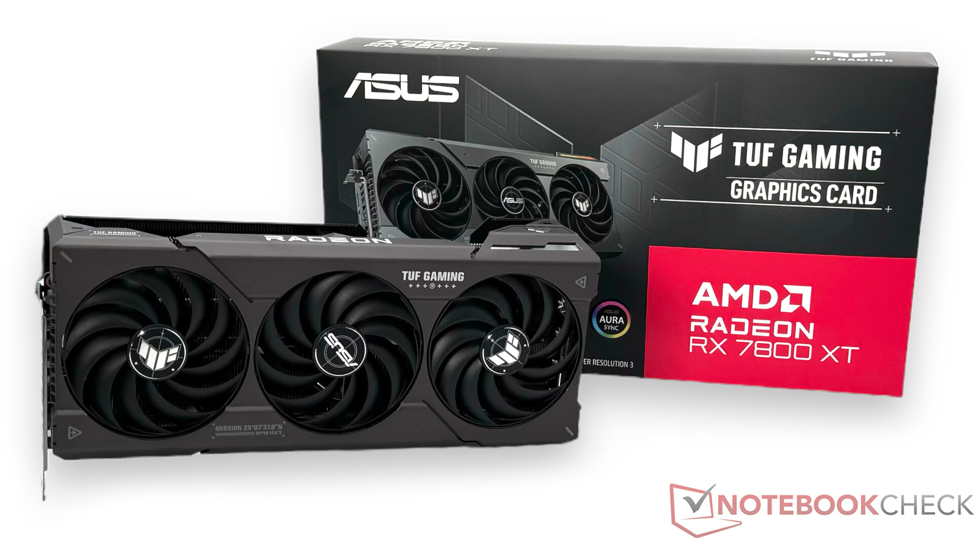 Asus TUF Gaming Radeon RX 7800 XT OC in a duel against the
