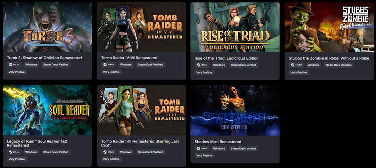 All the games included in the bundle (Image source: Green Man Gaming)