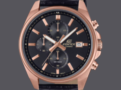Casio is about to launch the EFV-610ECL-1A (pictured) and EFV-610EL-5A watches in Europe. (Image source: Casio, edited)