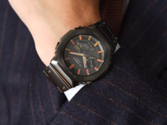 The Casio GMB2100BPC1A is equipped with a stunning black ion plated case and band. (Image source: Casio)