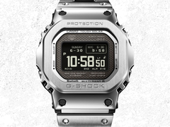 Two of Casio's new G-Shock models (GMW-BZ5000 pictured) could offer faster solar charging. (Image source: Great G-Shock World, edited)