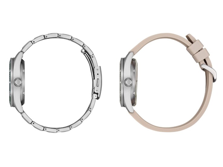 The Citizen NJ022 watches have metal or urethane straps. (Image source: Citizen, edited)