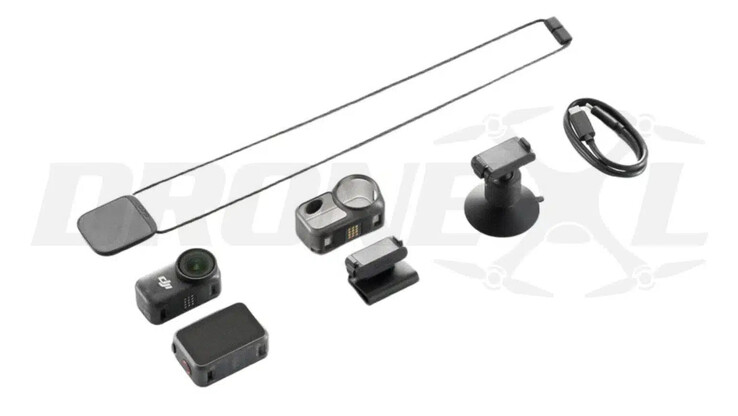 DJI will include various accessories with each Osmo Nano camera. (Image source: via DroneXL)