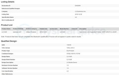 LG-V426 Android tablet Bluetooth certification listing details (Source: MySmartPrice News)